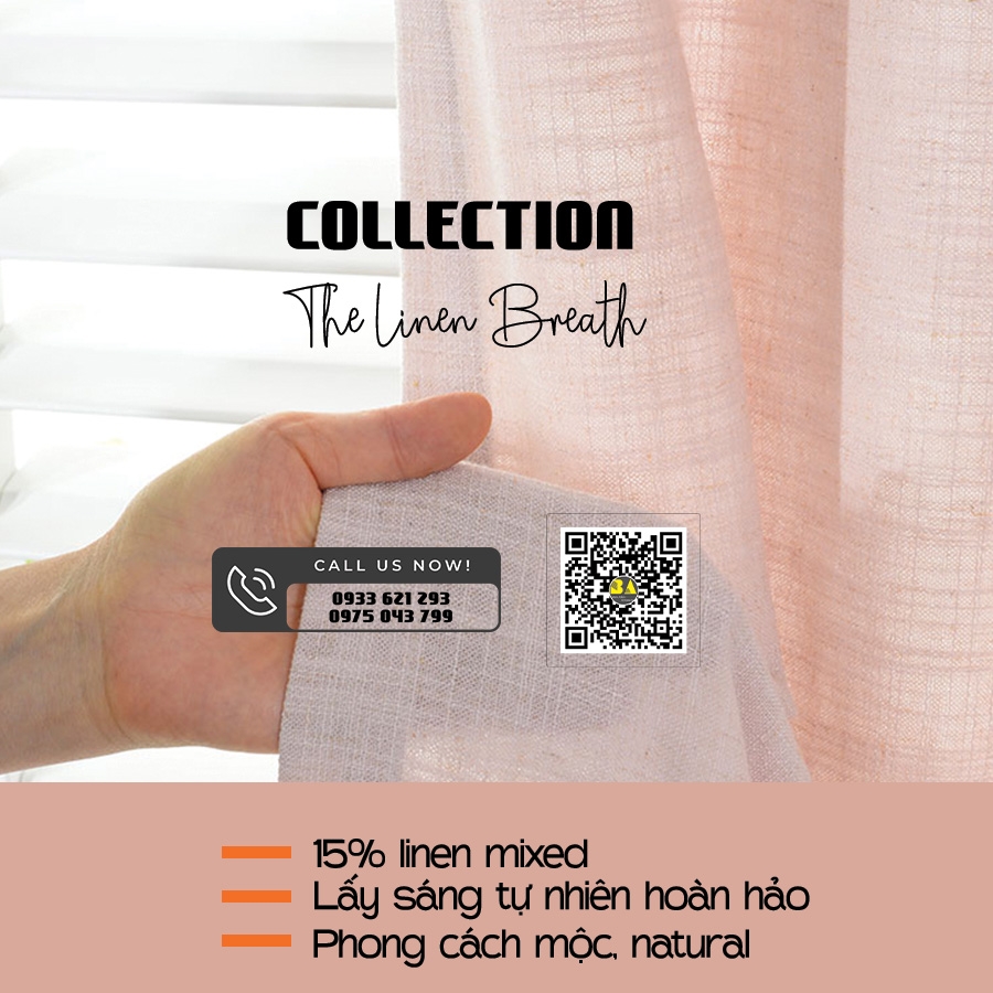 THE LINEN BREATH Mẫu rèm cửa cao cấp