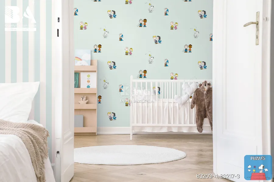 PEANUTS giấy dán tường Hàn Quốc