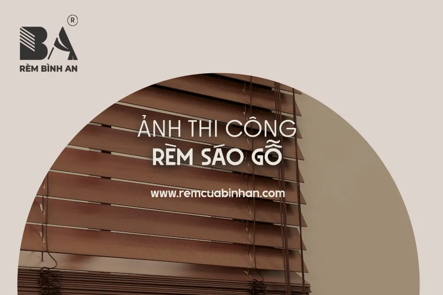RÈM SÁO GỖ