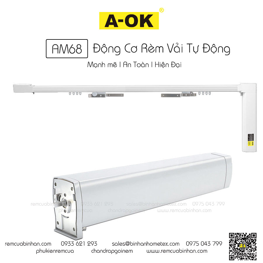 Động cơ rèm vải AOK AM68