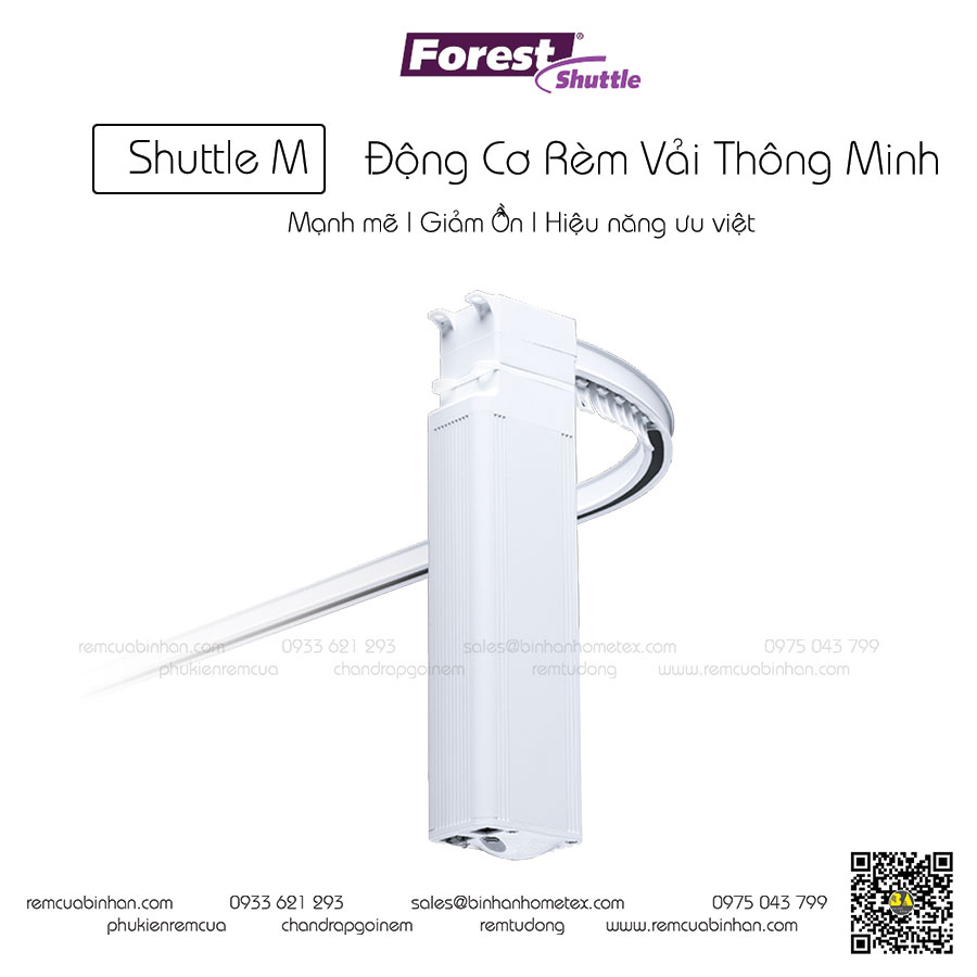 Động cơ rèm vải FOREST Shuttle M