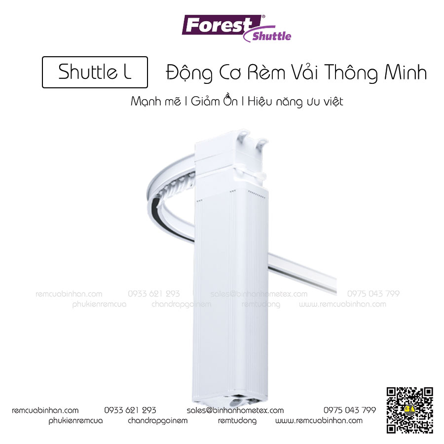 ĐỘNG CƠ RÈM VẢI FOREST SHUTTLE L