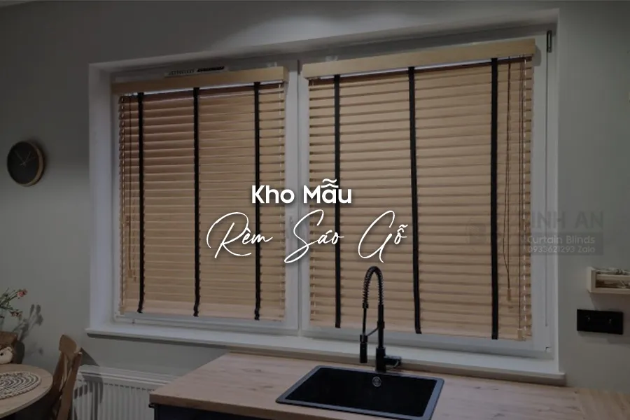 MẪU RÈM SÁO GỖ