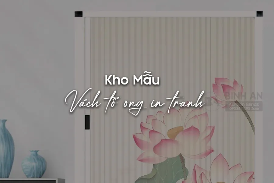 VÁCH NGĂN LẠNH TỔ ONG IN TRANH