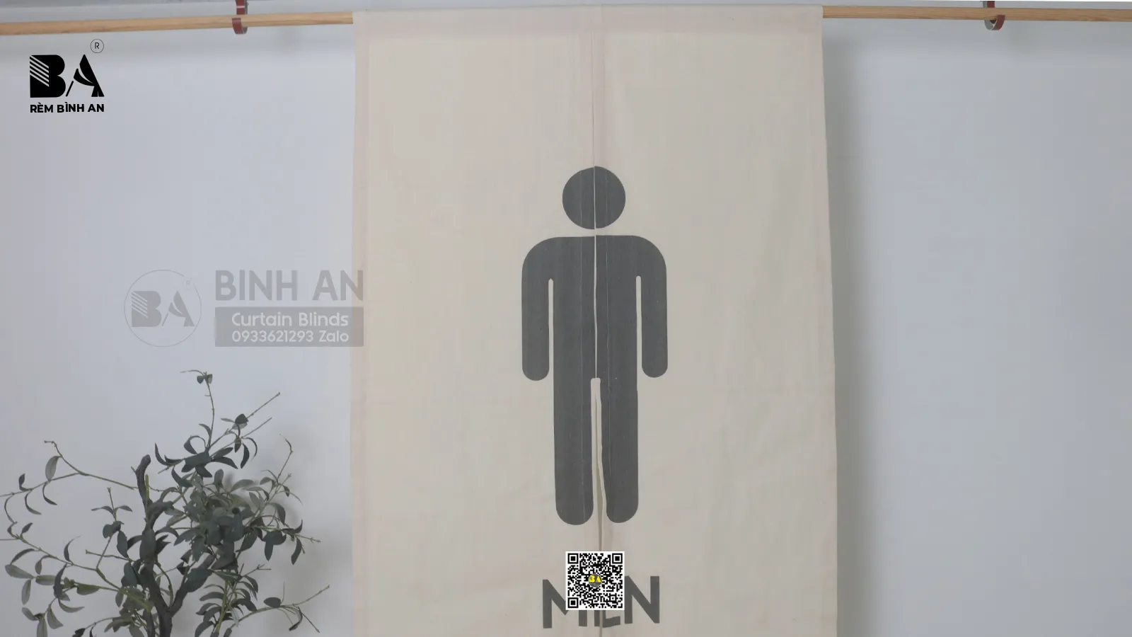 Rèm Che WC Nam Nữ