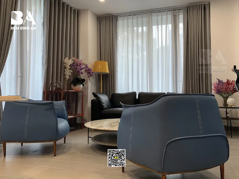 Rèm hai lớp văn phòng quận 2