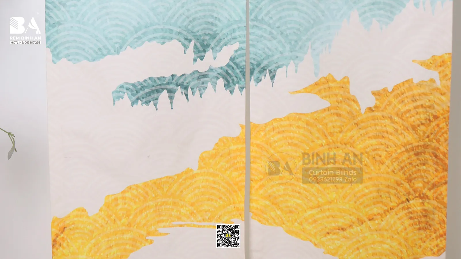 Rèm Noren Họa Tiết Nhật Bản