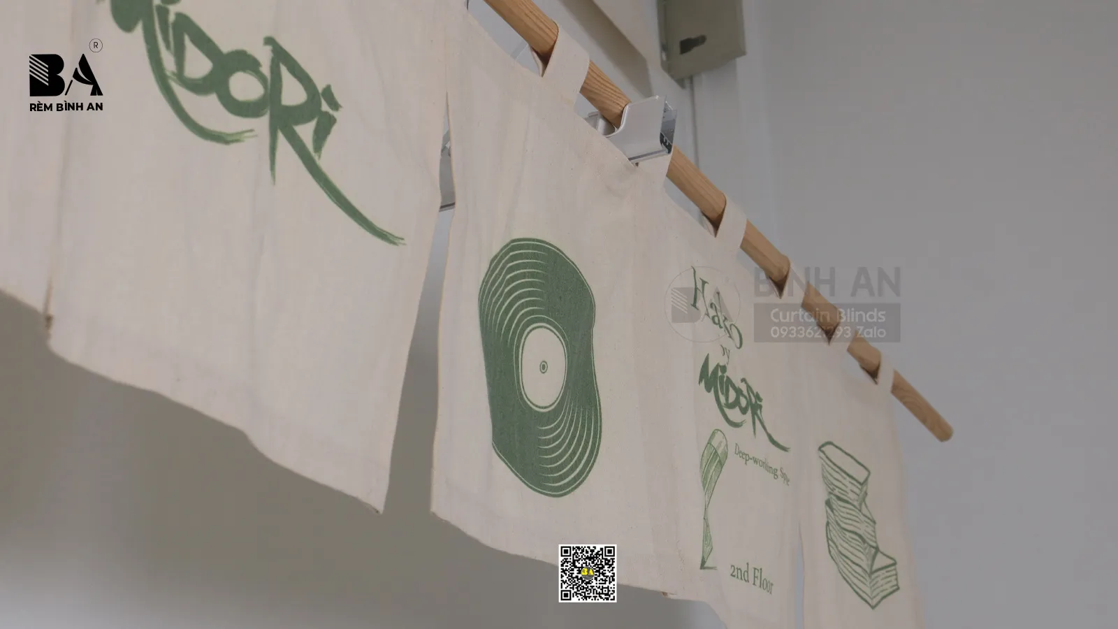 Rèm Noren May Tab Headed