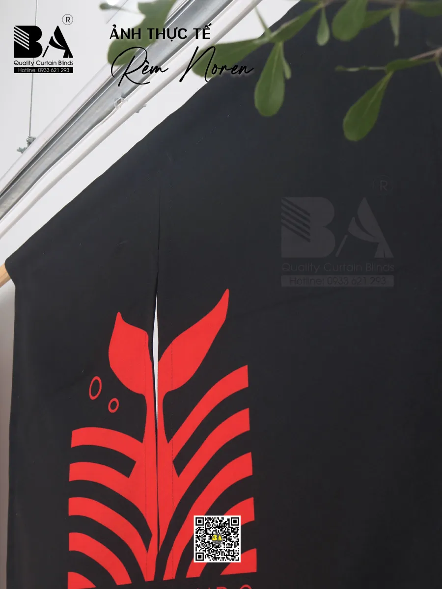 Rèm Noren In Logo Nhà Hàng Hàn Quốc