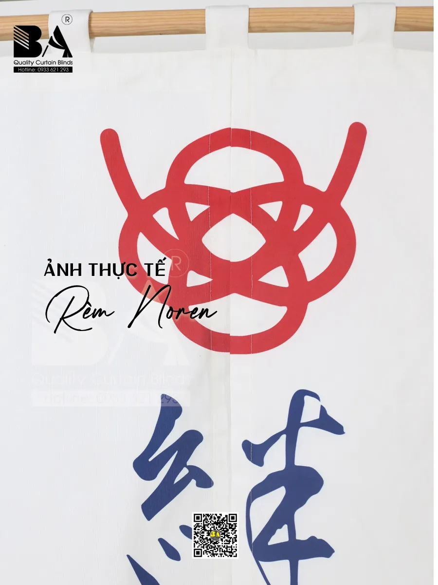 Rèm Noren In Logo Thương Hiệu Nhật Bản