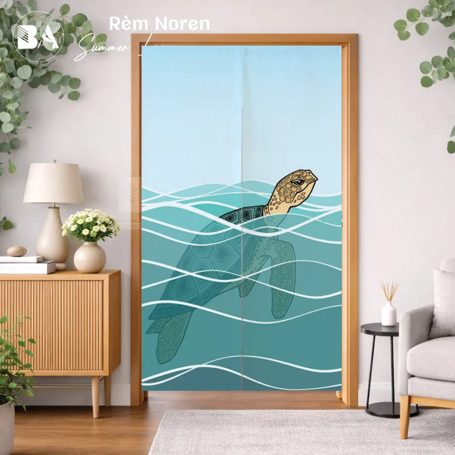 Rèm Noren Cảnh Biển 2026