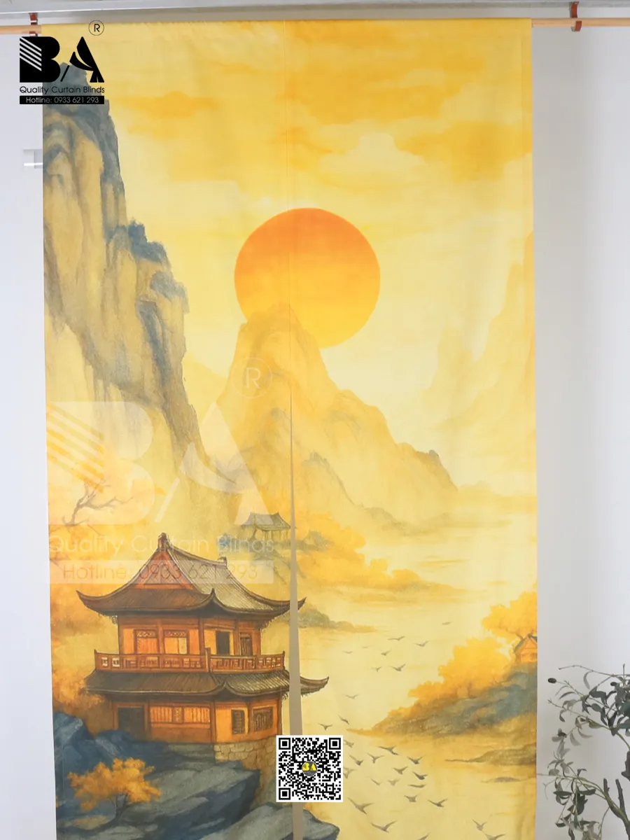 Rèm Noren Nhà Hàng Chay Nhật Bản