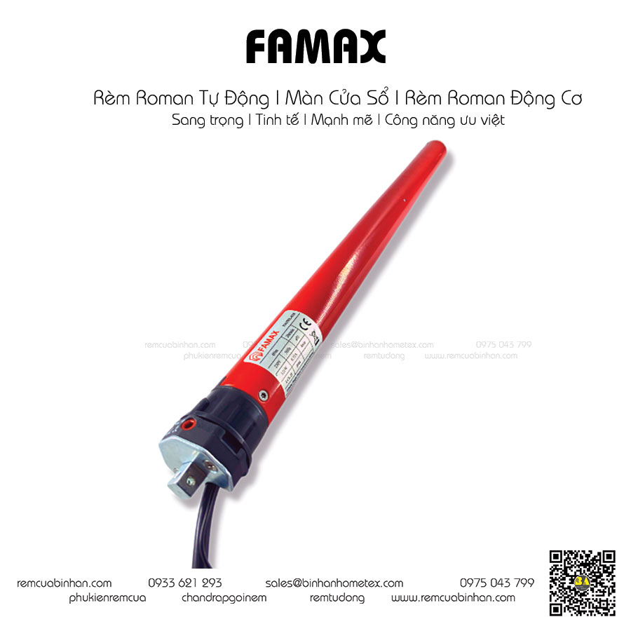 FAMAX động cơ rèm roman tự động màn rèm cửa tự động