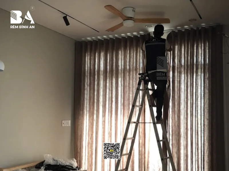 Rèm Vải Linen Nhập Khẩu