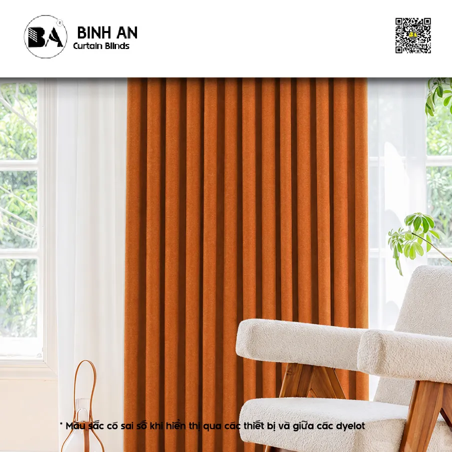 YURI Rèm Vải Silk Lụa