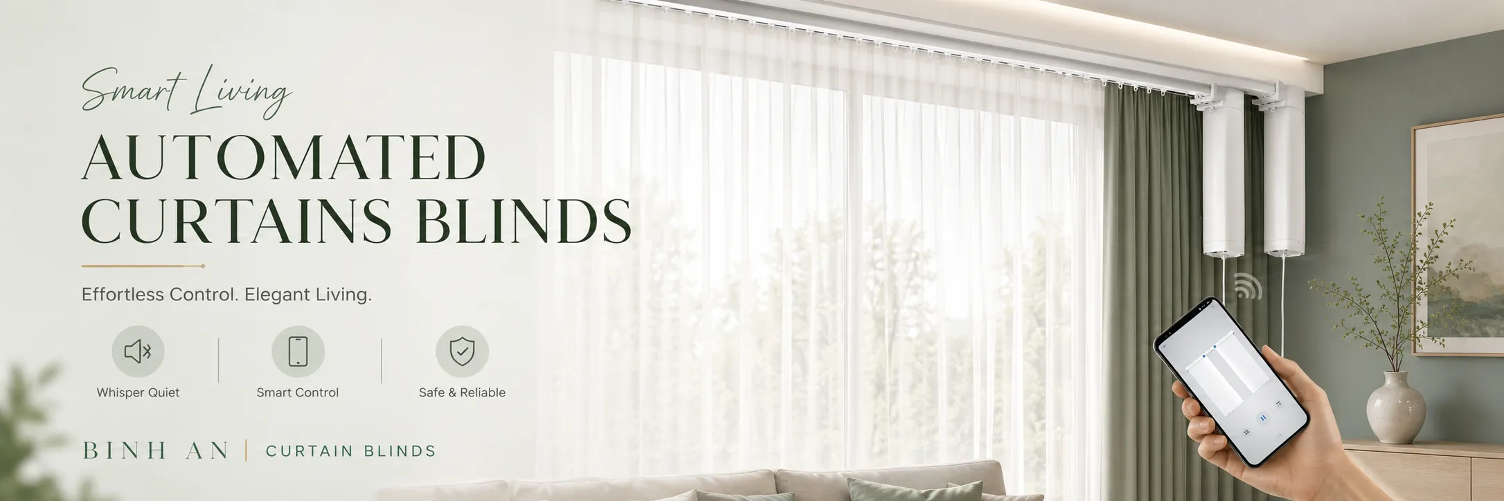 Automated Curtain Blinds