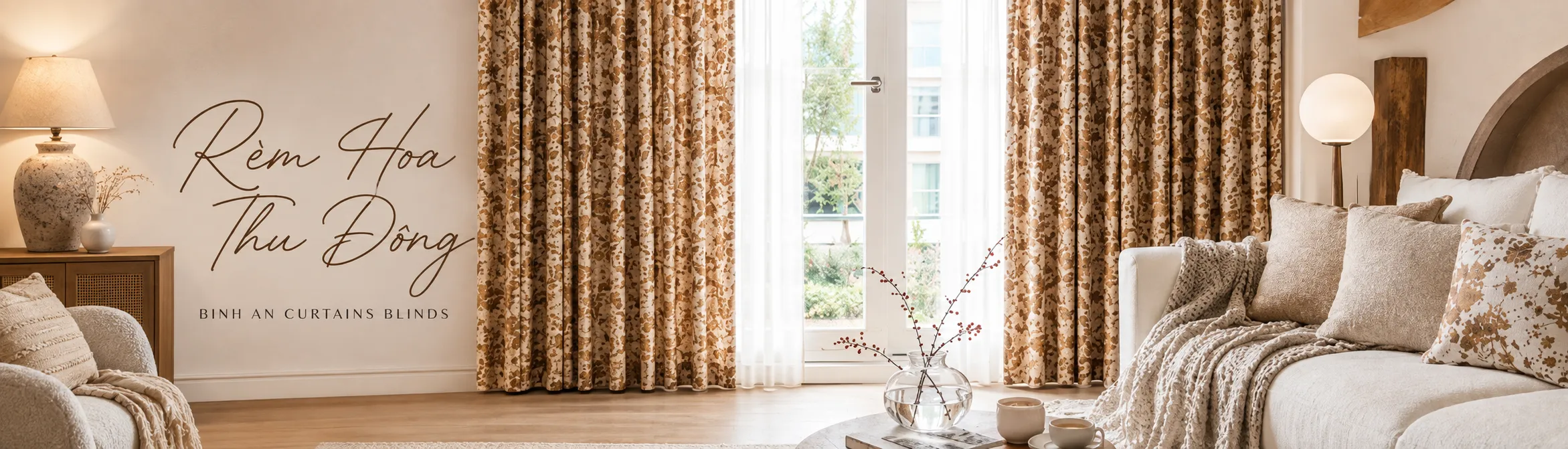 Floral High End Curtains