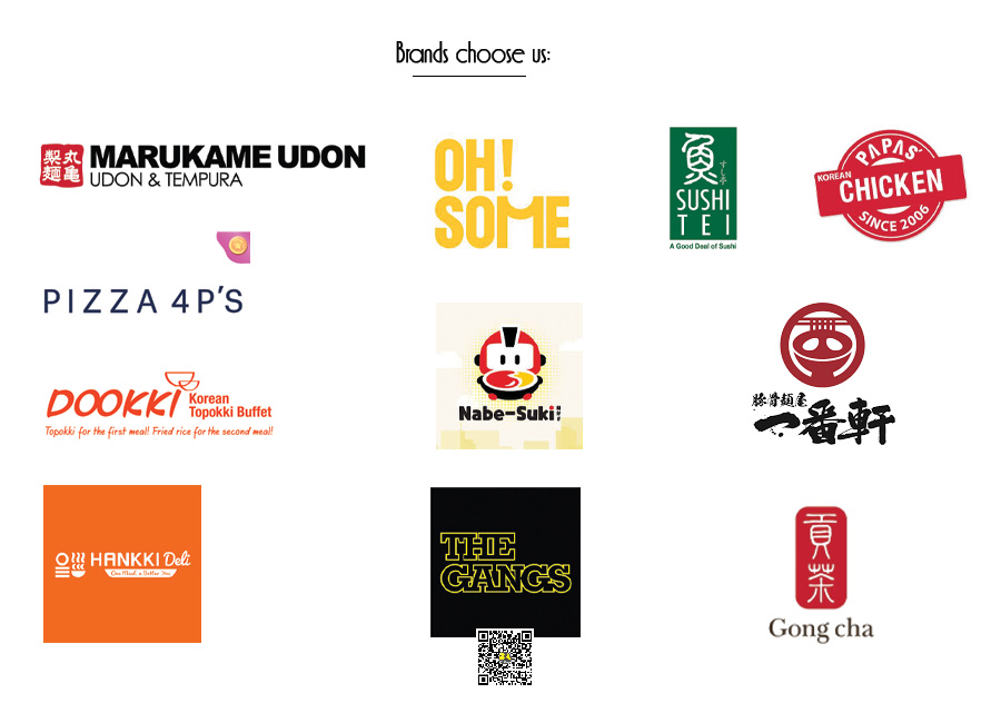 Các thương hiệu lớn sử dụng rèm Noren do Rèm Bình An sản xuất – Marukame, Dookki, Pizza 4P's, Gong Cha...