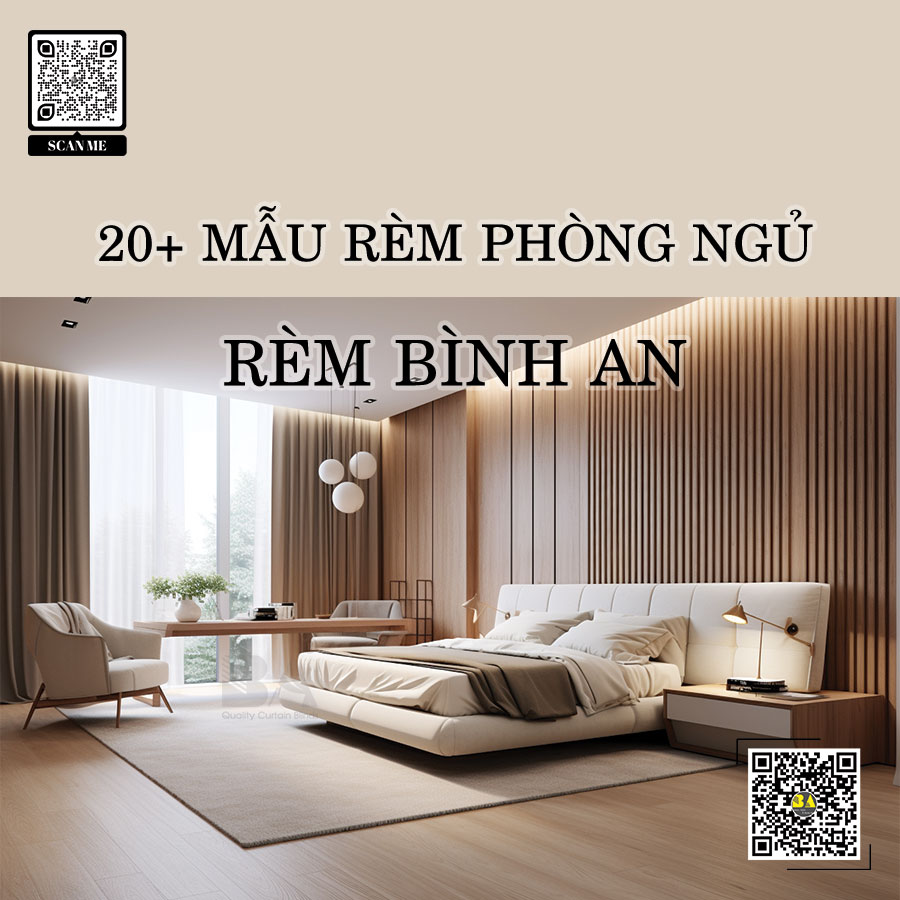 20+ Mẫu Rèm Phòng Ngủ Đẹp Nhất 2023 - Thương Hiệu Rèm Cửa Bình An
