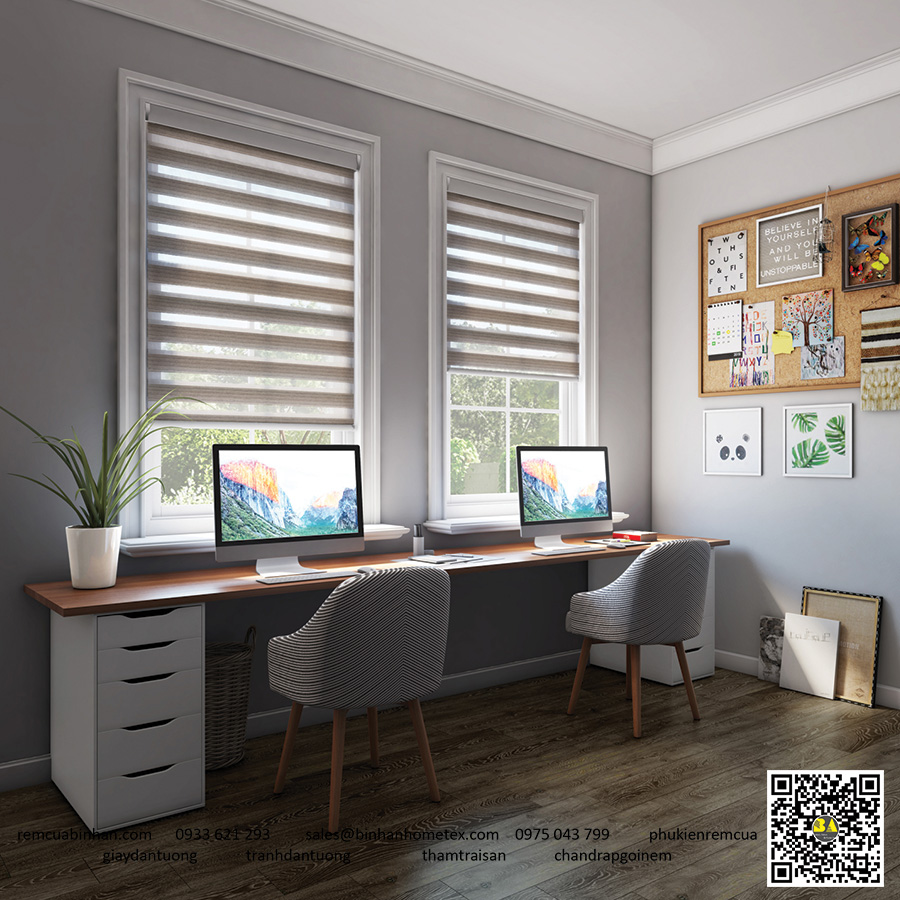 30+ MẪU RÈM PHÒNG HỌC, RÈM PHÒNG LÀM VIỆC ĐẸP ỨNG DỤNG CAO