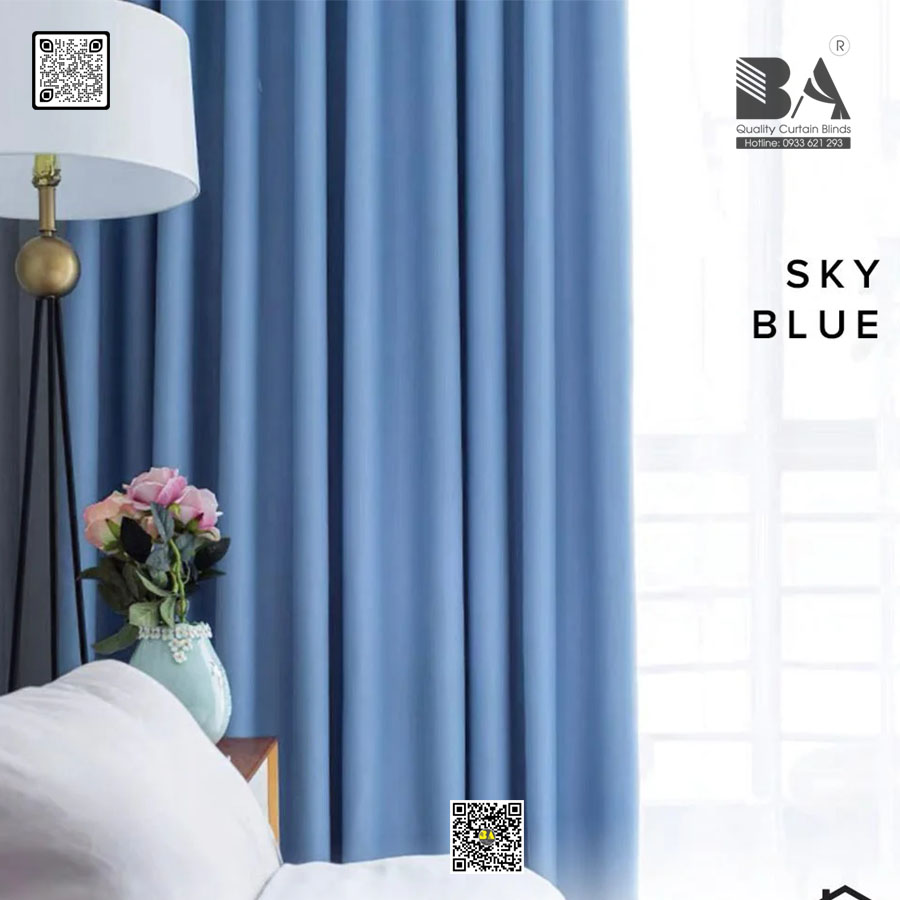 5 cách phối rèm xanh dương giúp không gian đẹp 'có gu' mà không hề nhàm chán