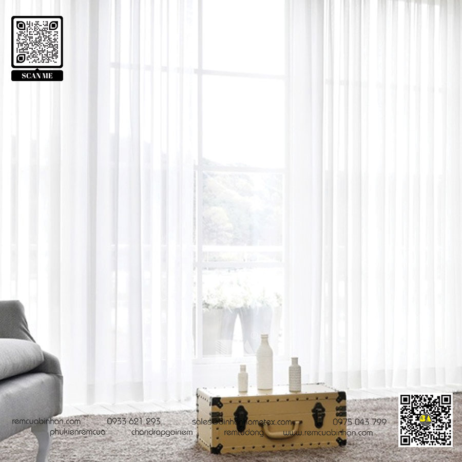 5 Lưu ý quan trọng khi mua rèm voan trắng giá rẻ