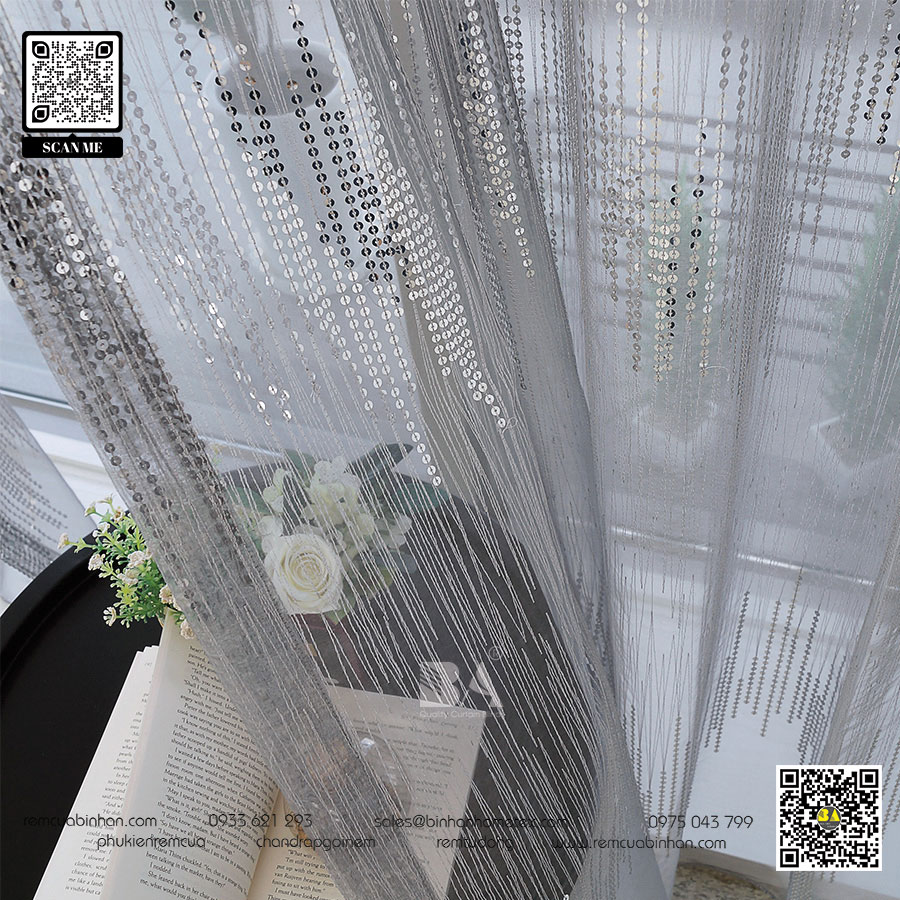 7 Phong Cách Thiết Kế Sử Dụng Rèm Voan Màu Ghi Hiện Đại và Đẳng Cấp