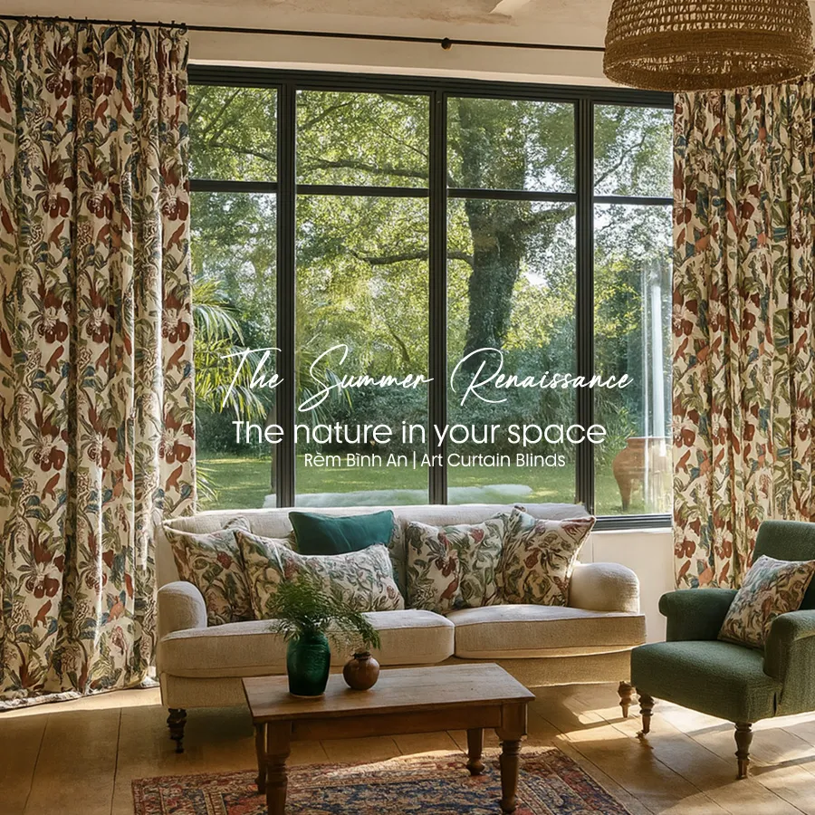 Tái Hiện Vườn Nhiệt Đới Anh Quốc – BST Vải Summer Renaissance | RÈM BÌNH AN