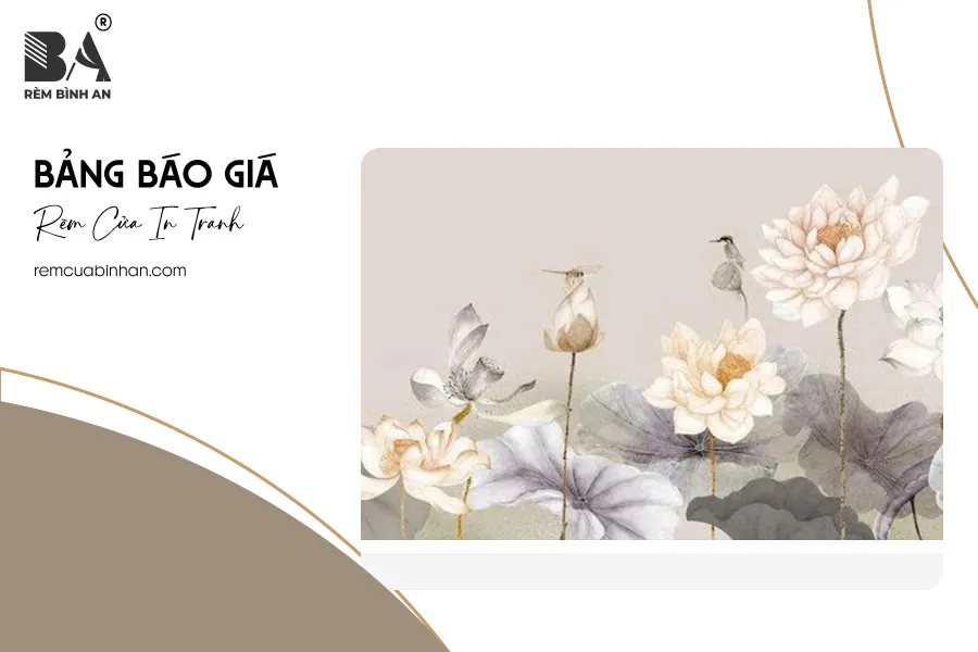 Bảng Giá Rèm Cửa In Tranh Mới Nhất 2025 | RÈM BÌNH AN