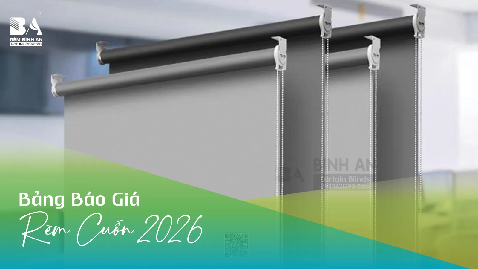 Bảng Giá Rèm Cuốn 2026 Mới Nhất RÈM BÌNH AN