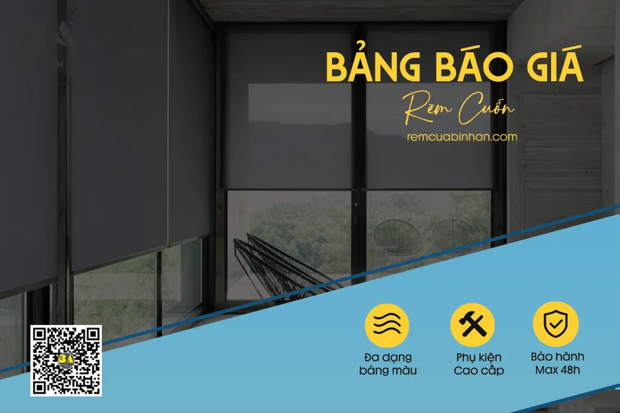 Bảng Giá Rèm Cuốn 2025 Cập Nhật Mới Nhất | Rèm Bình An