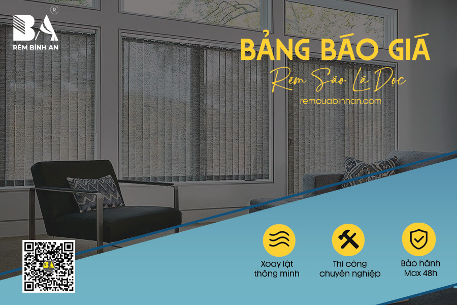 Bảng Giá Rèm Lá Dọc Mới Nhất 2025 | Chọn Đúng Không Tốn Thời Gian – RÈM BÌNH AN
