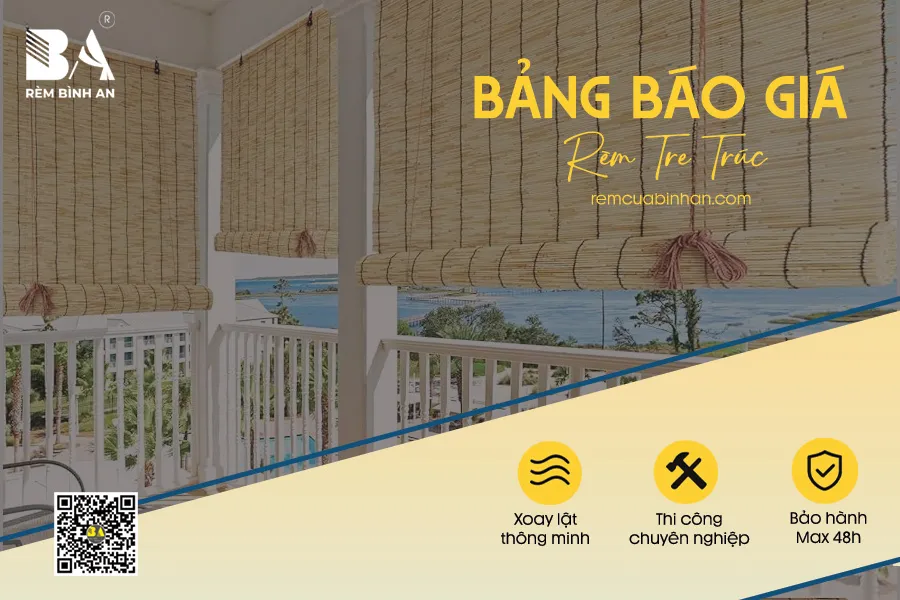 Bảng Giá Rèm Tre Trúc, Rèm Tre In Tranh 2025 | RÈM BÌNH AN