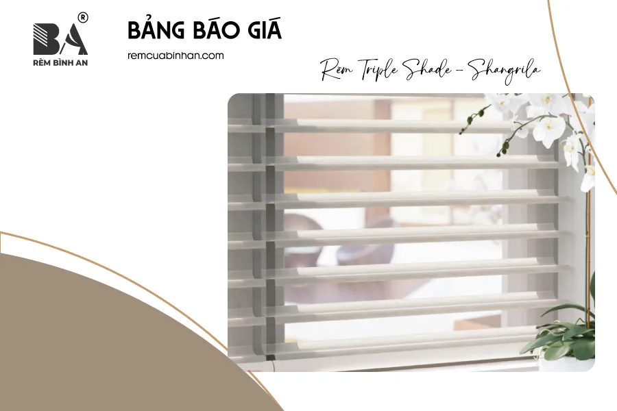 Giá Rèm Triple Shade Kéo Tay Và Tự Động – Bảng Giá Mới Nhất Từ RÈM BÌNH AN