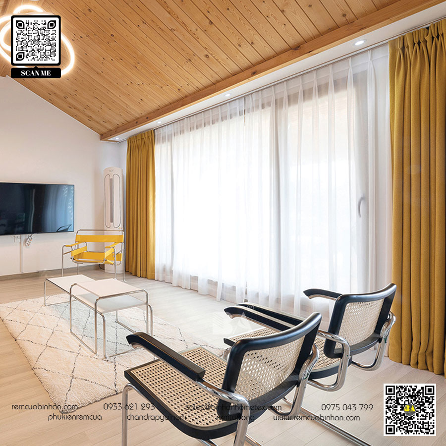 Cách chọn rèm phòng khách phù hợp với phong cách thiết kế nội thất