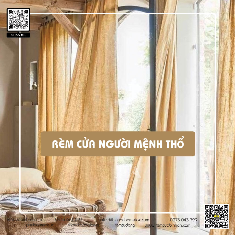 Bí kíp chọn rèm cửa cho người mệnh Thổ - Rèm Bình An