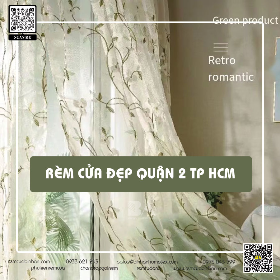 Rèm cửa đẹp Trần Não, Quận 2 | Rèm cửa Bình An - Địa chỉ uy tín chuyên may rèm cửa đa dạng mẫu mã.
