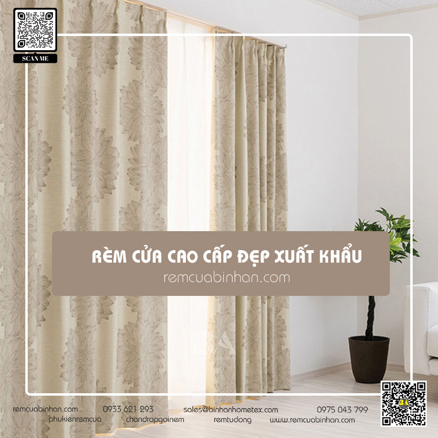 Giá Rèm Cửa Chống Nắng | Màn Cửa Giá Rẻ TP HCM - Rèm Cửa Bình An