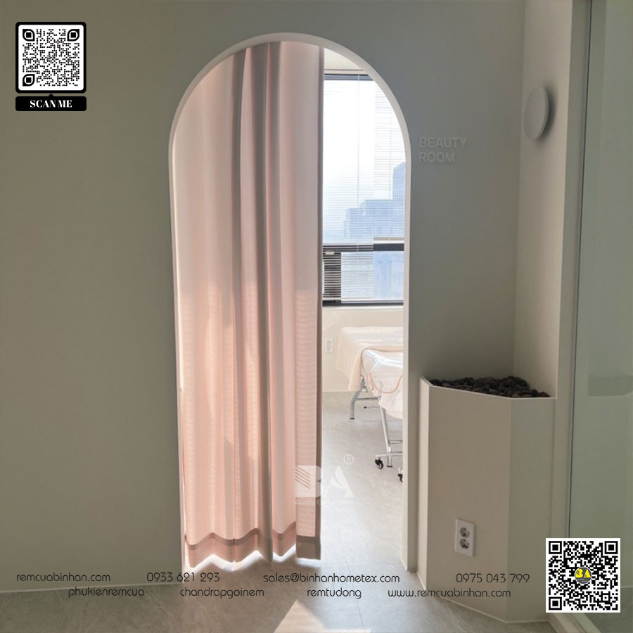 Rèm cửa vòm cung giá rẻ tại Bình An Blinds
