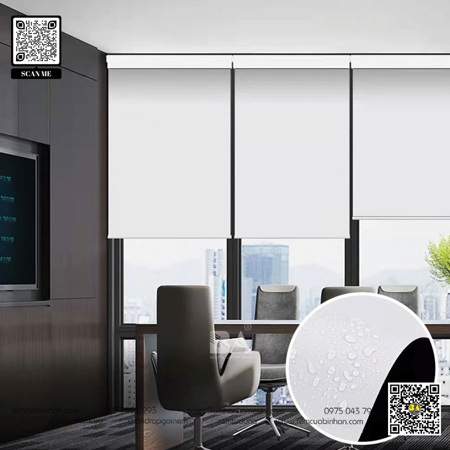 Giá thành và chi phí lắp đặt rèm cuốn văn phòng - Rèm cửa Bình An