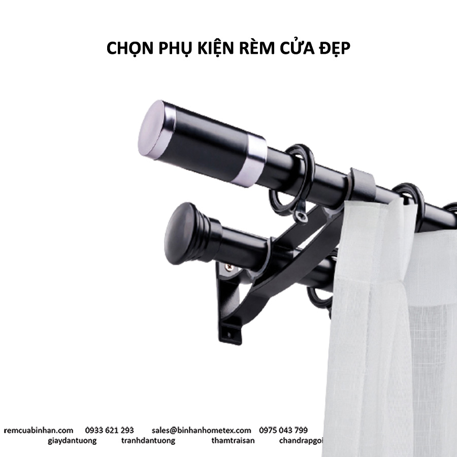 Hệ thống thanh treo, Phụ kiện rèm cửa cao cấp Rèm cửa Bình An