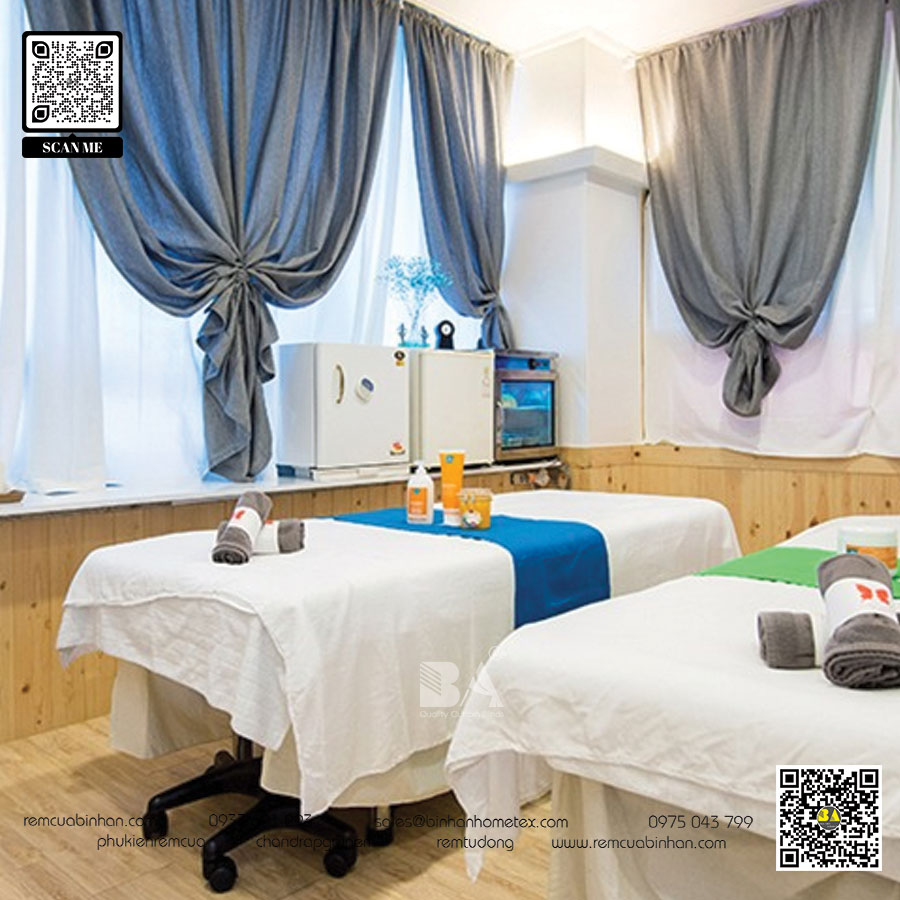 Hướng dẫn chọn màu sắc phù hợp cho rèm voan spa