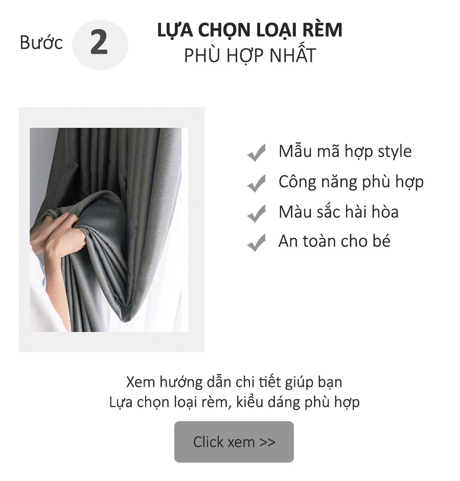 Hướng dẫn lựa chọn Mẫu rèm cửa phù hợp cho không gian nhà