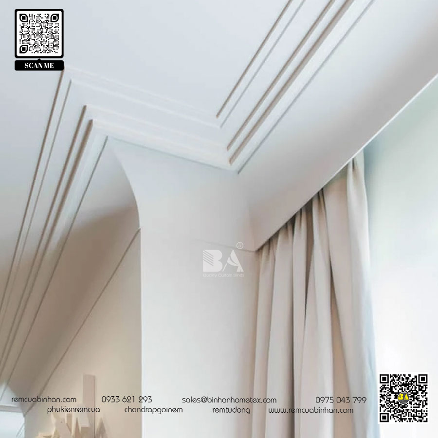 Khác biệt giữa rèm cửa âm trần thạch cao và rèm cửa thông thường