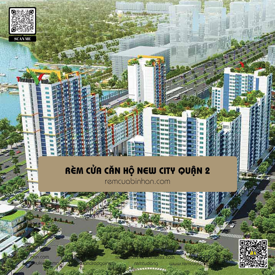 Lắp đặt rèm cửa cho căn hộ New City Thủ Thiêm