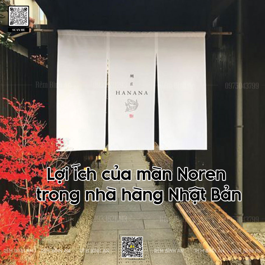 Lợi ích của màn Noren trong nhà hàng Nhật Bản