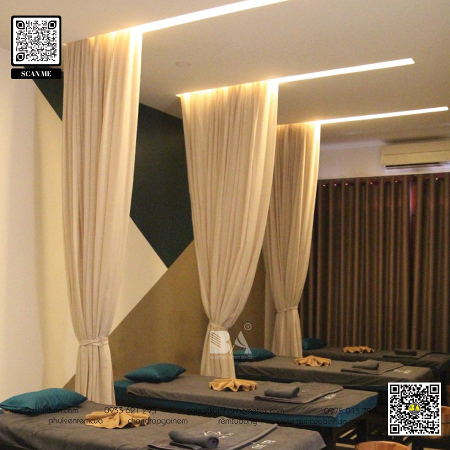 Lưu ý quan trọng khi chọn rèm voan spa