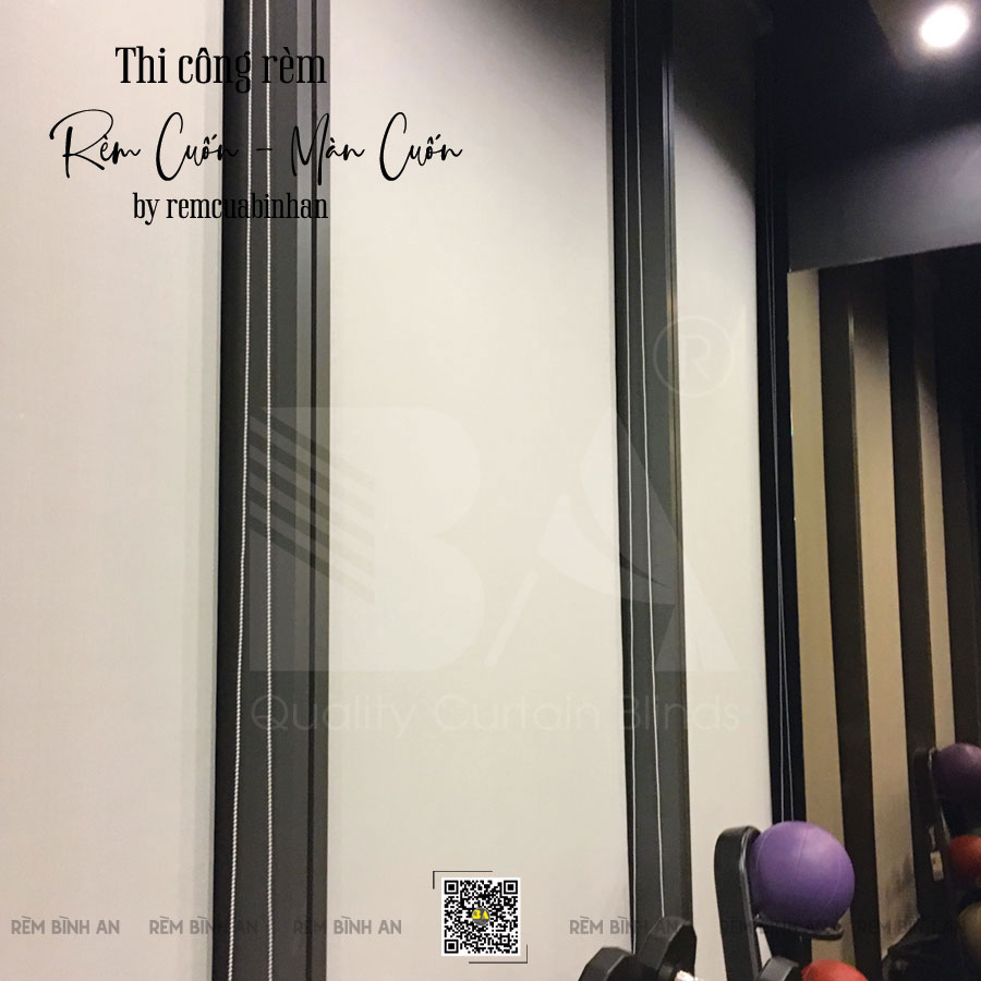 Màn Cuốn Chống Nắng Cho Phòng Tập California Gym