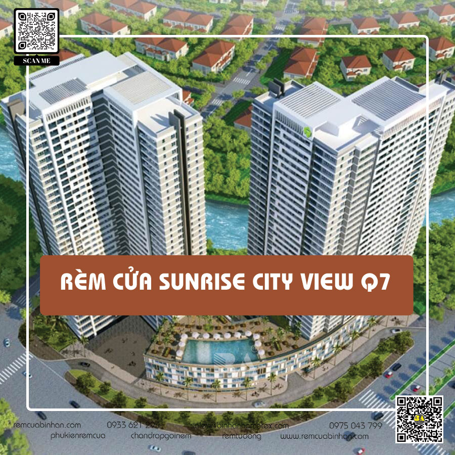 Rèm cửa chung cư Sunrise City View quận 7 - Giải pháp tối ưu cho không gian sống hiện đại