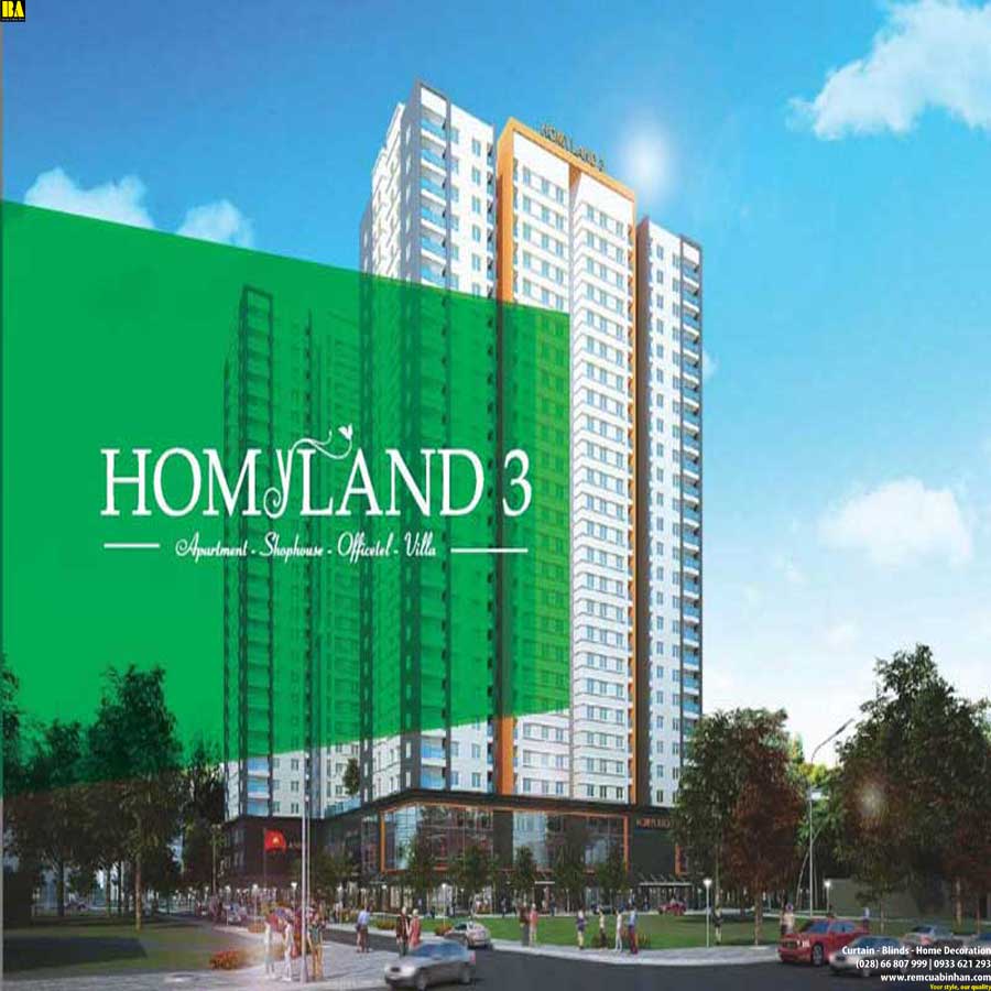 Mẫu rèm cửa Homyland 3 quận 9 - Rèm Bình An